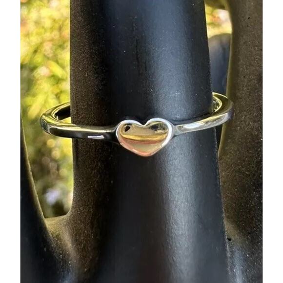 Heart Sterling Silver Ring 925 - Picture 1 of 3